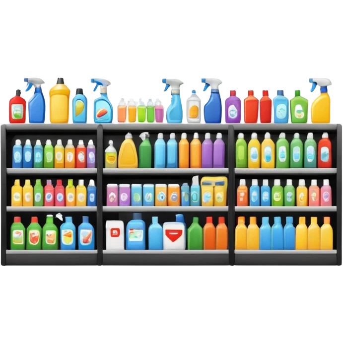 Supermarket cleaning section emoji
