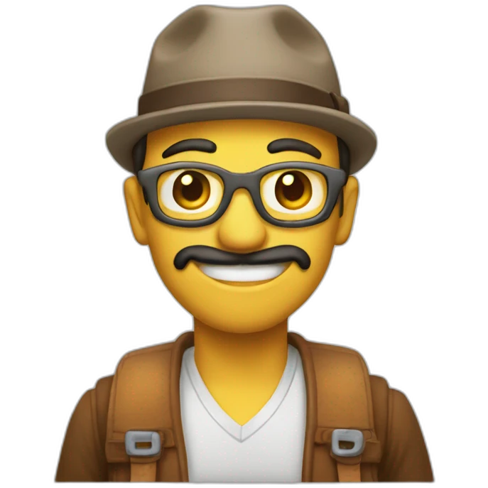 caca qui boit de la bierre emoji