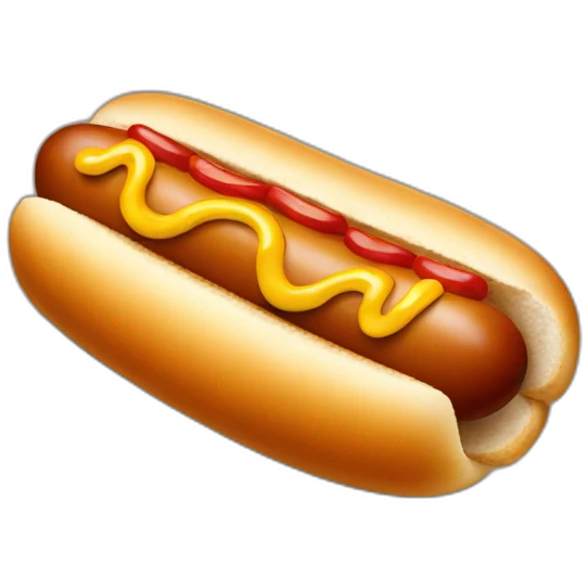 Hot-dog emoji
