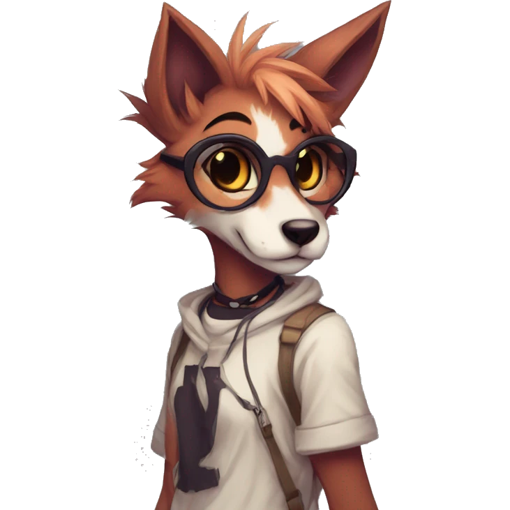 Edgy modern anthro furry by Falvie, LiLaiRa, AngieWolf emoji