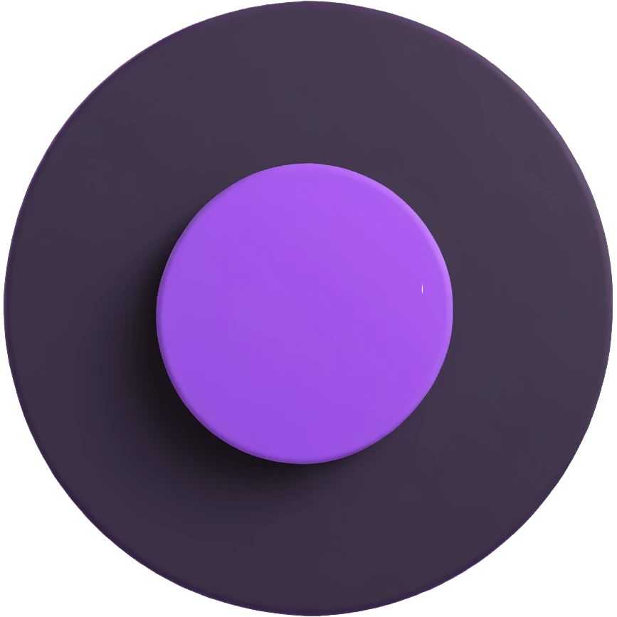 A simple purple circle on a plain background emoji