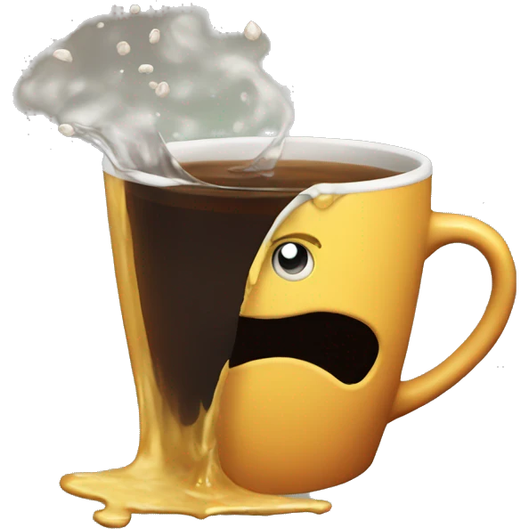 Spill the tea emoji