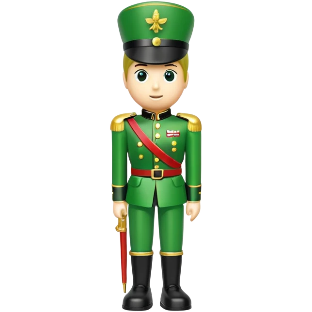 green plastic toy soldier emoji