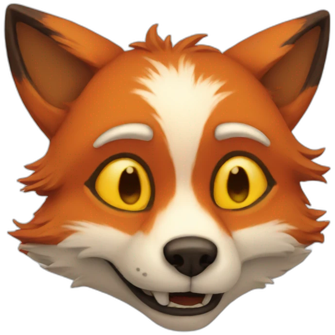 drunk fox emoji