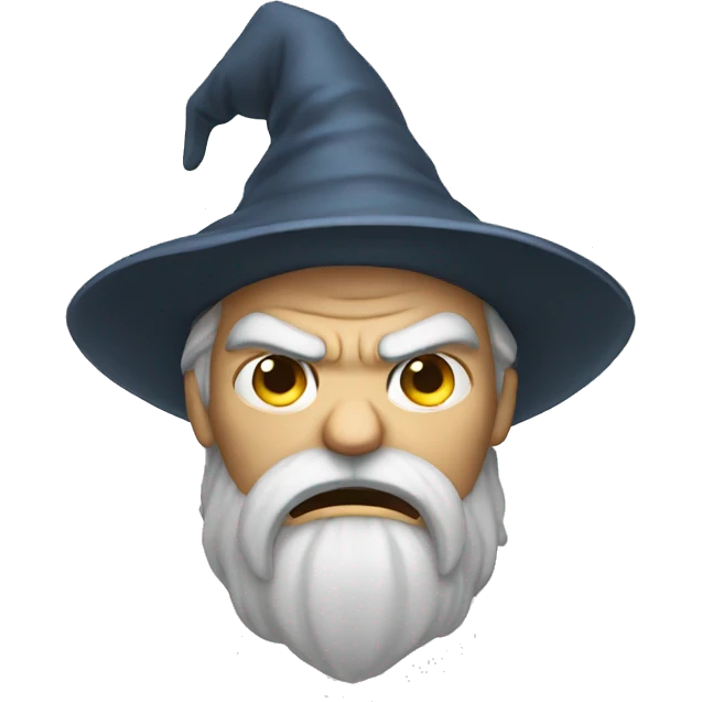 angry wizard emoji