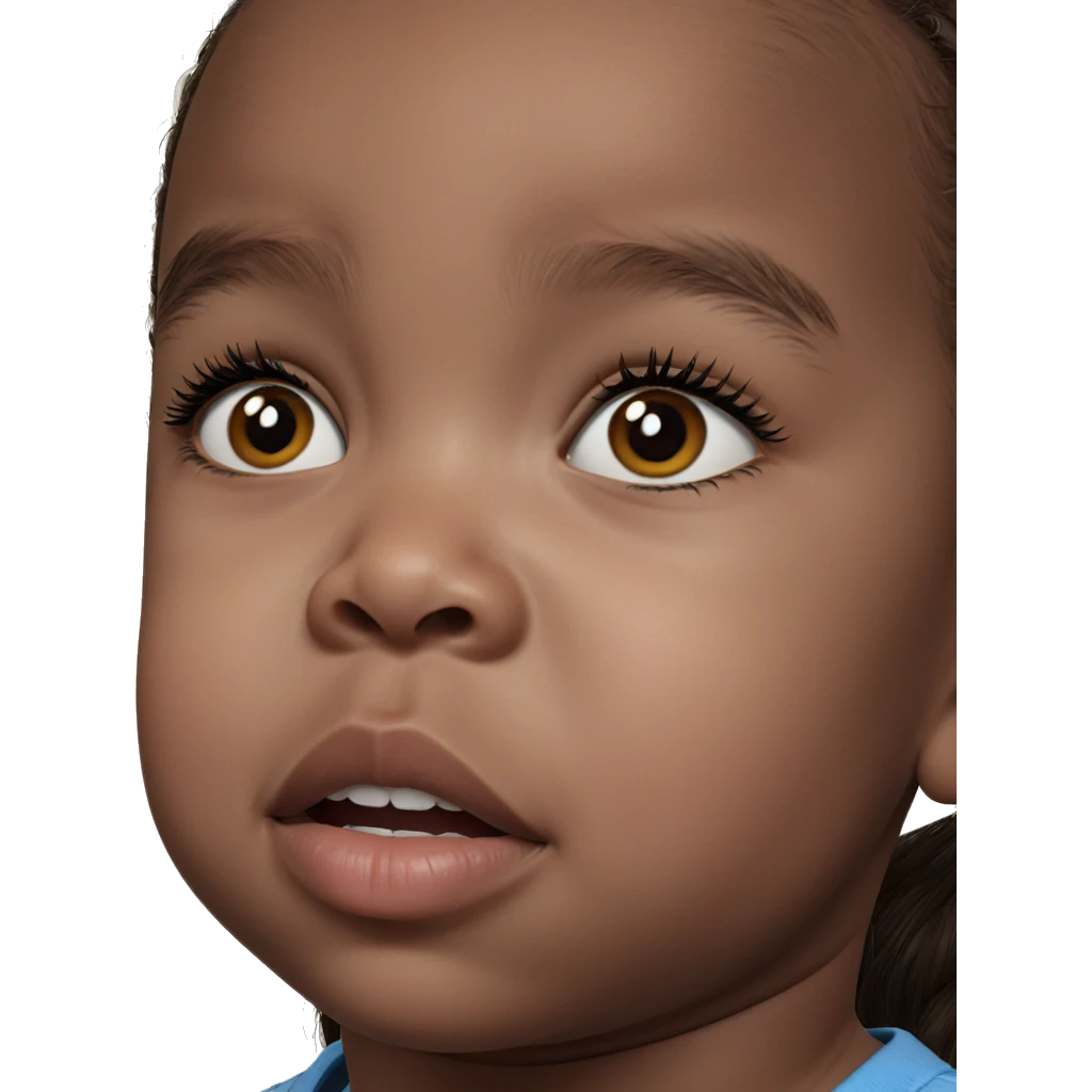 realistic portrait of a girl emoji