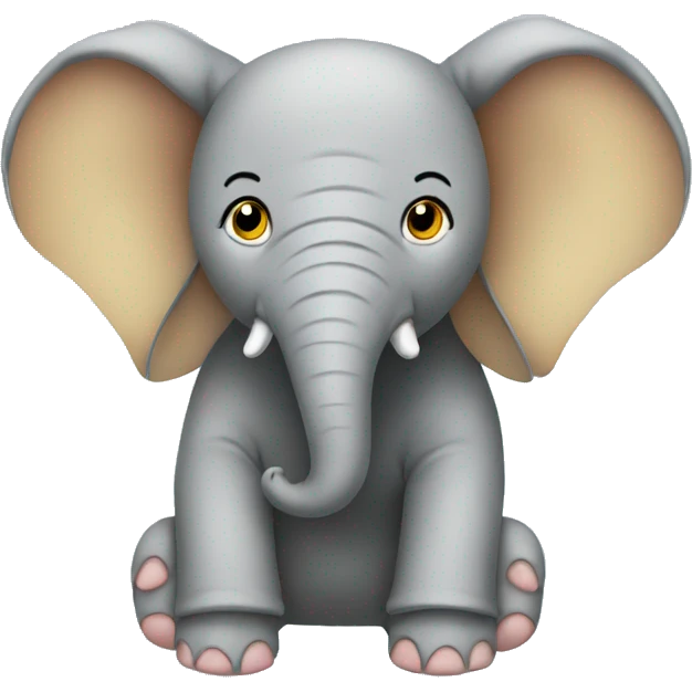 Flying elephant with hoodie  emoji