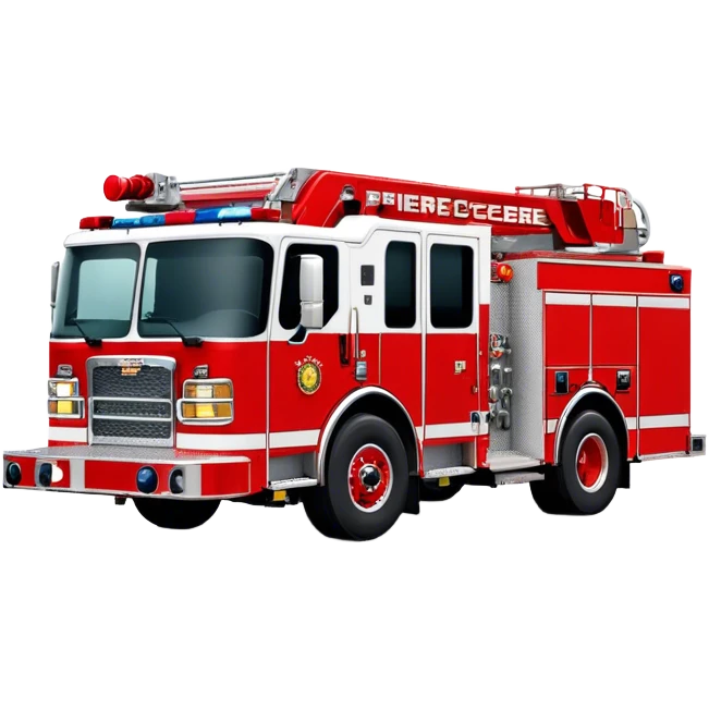 Fire Engine - Pierce Enforcer Pumper (Model Year: 2021) (Iconic colour: Red) emoji