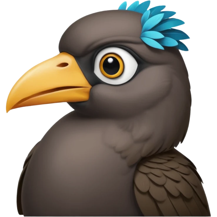 Umbrella bird emoji