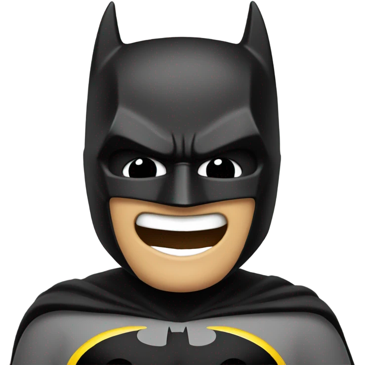 Batman smiling emoji