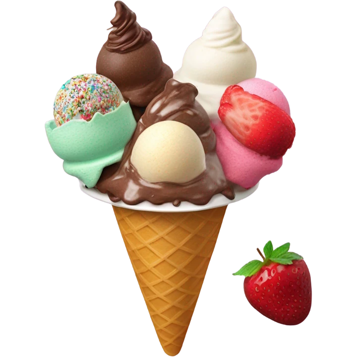 ice cream emoji