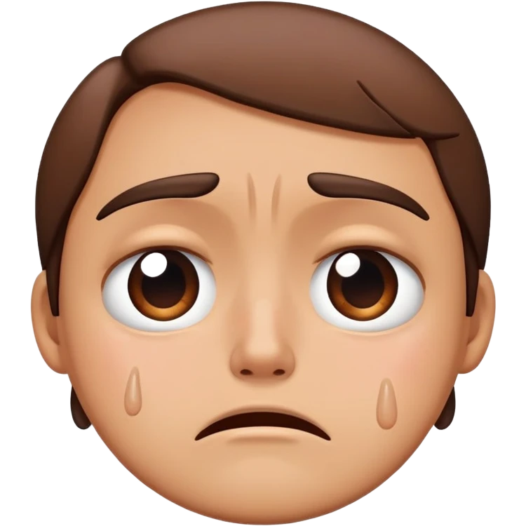 caca but is face as a criying emoji