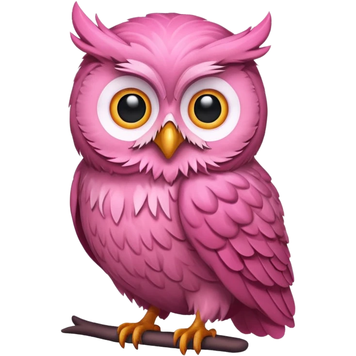 pink owl emoji