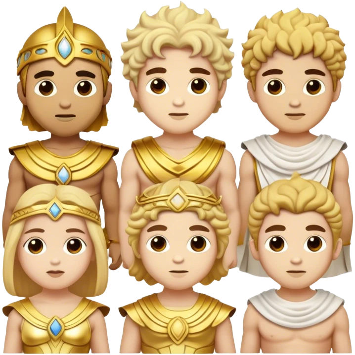 Cinematic Realistic Greek Gods Pop Culture Emoji, featuring mythic portrayals of ancient deities rendered with dynamic, ethereal lighting and classical detail. emoji