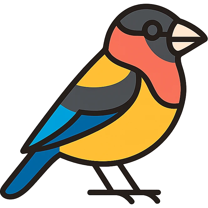 grosbeak bird emoji