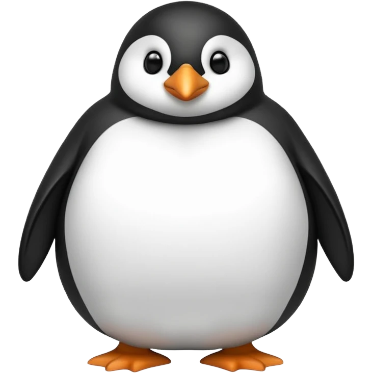Fat penguin emoji