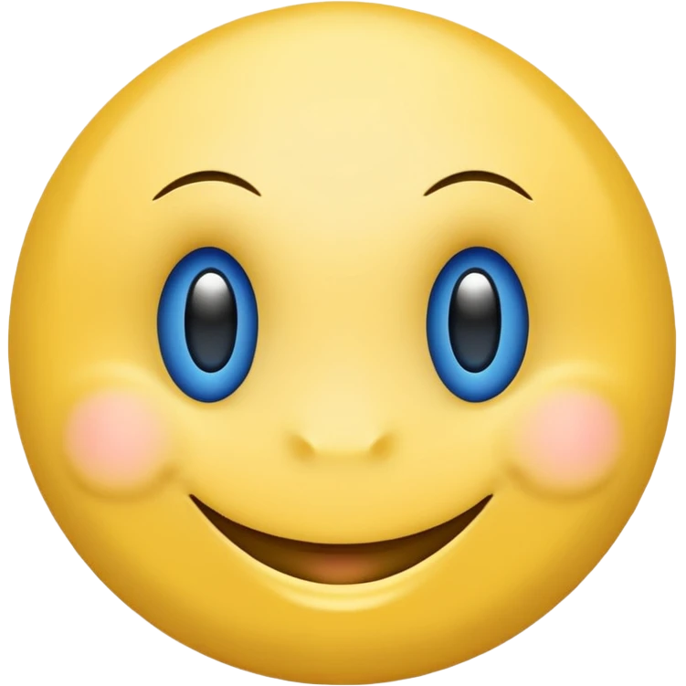 Smiley face with blue heart eyes that says approved emoji