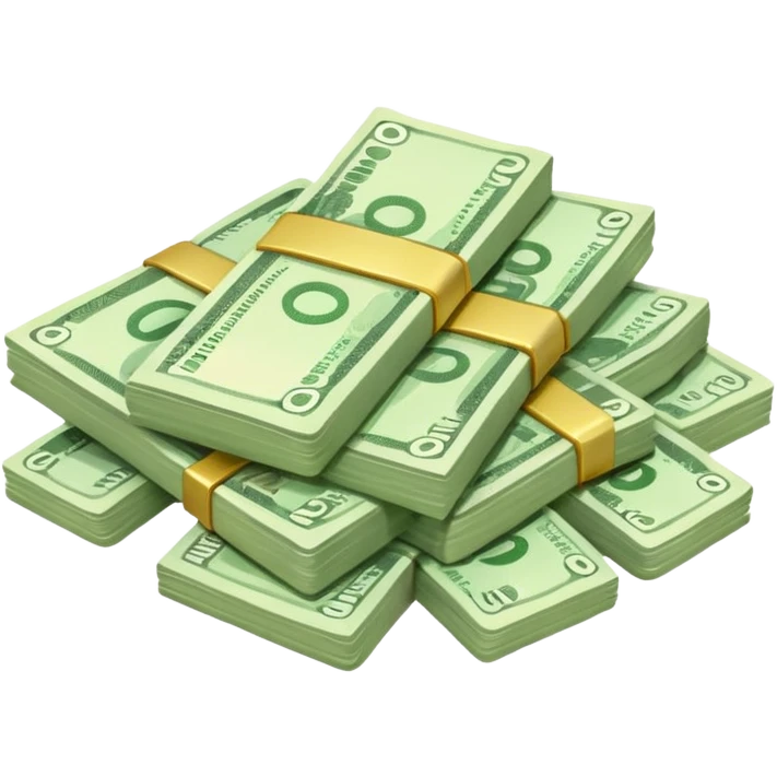 The money is Russian rubles emoji