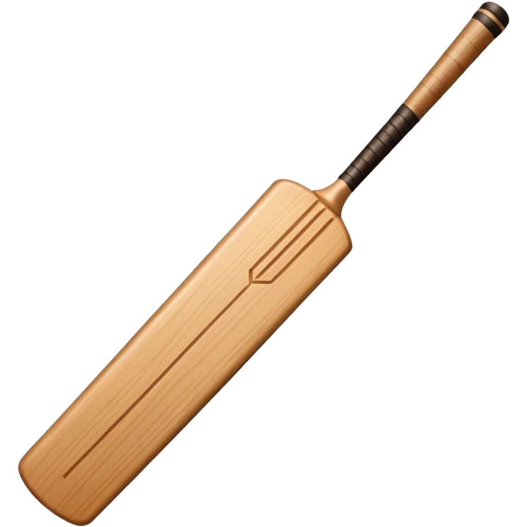 Cricket bat emoji