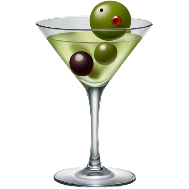 dirty martini with olives  emoji