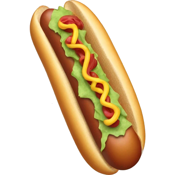 Snowboard hot dog emoji