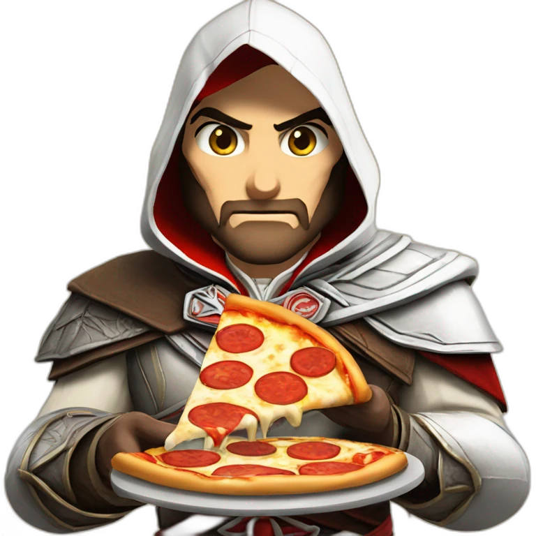 Ezio-auditore-eating-pizza emoji