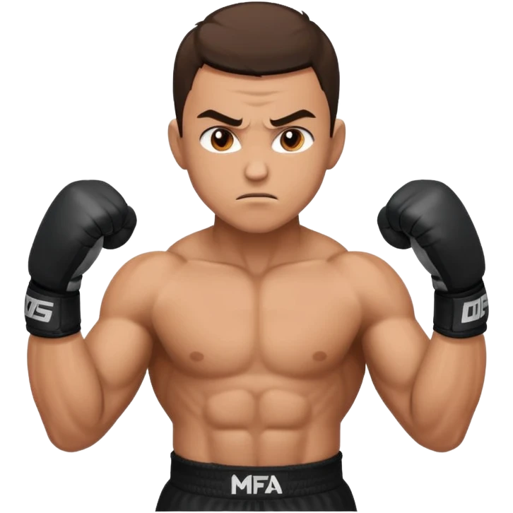 mma fighter emoji
