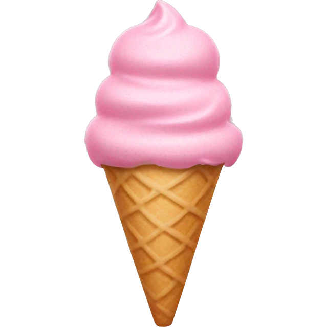 pink sprinkle ice cream emoji
