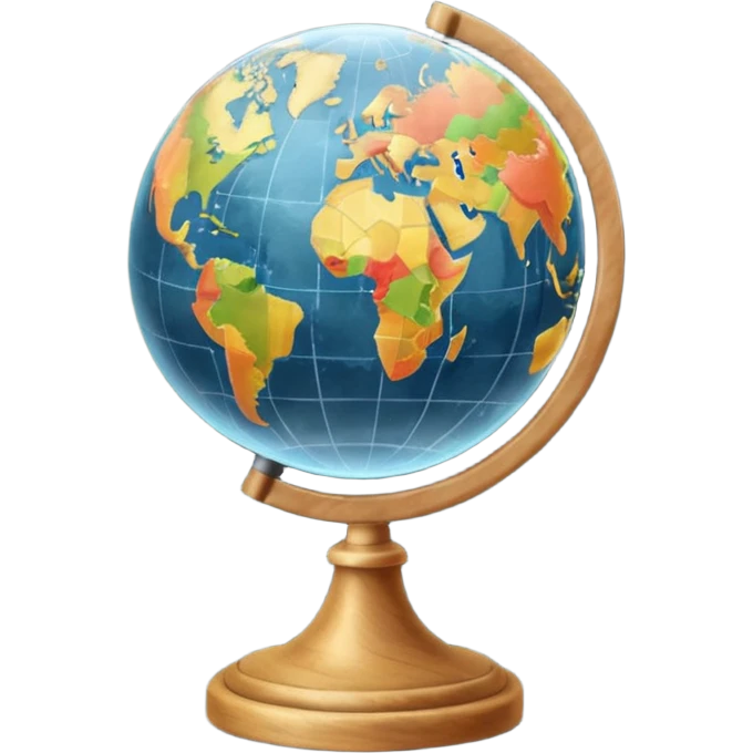 globe on an empty chalkboard emoji