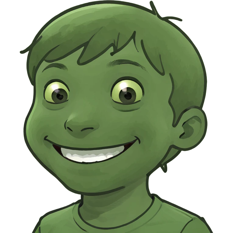 smiling boy on the road emoji