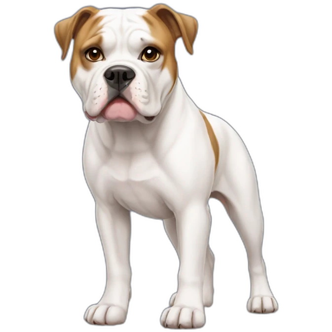 American Bulldog Full Body emoji