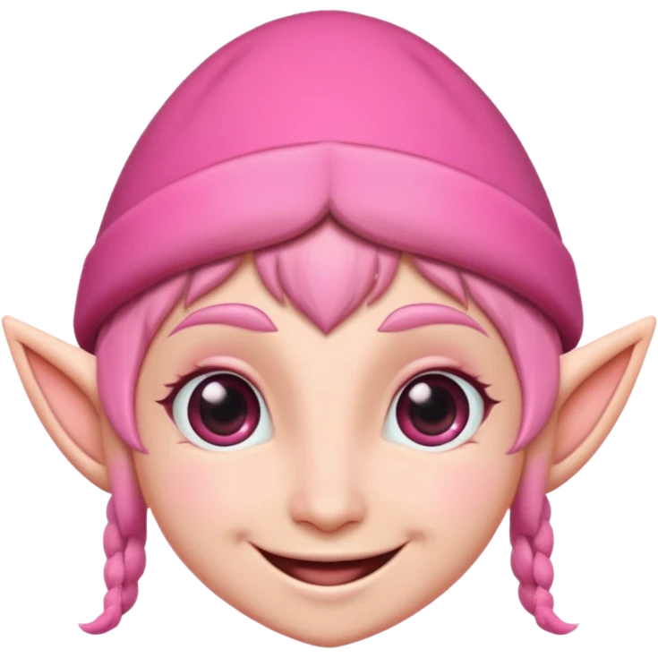 Pink elf emoji emoji