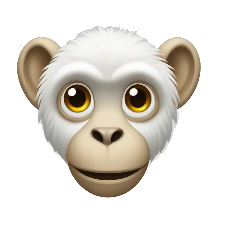 White monkey emoji