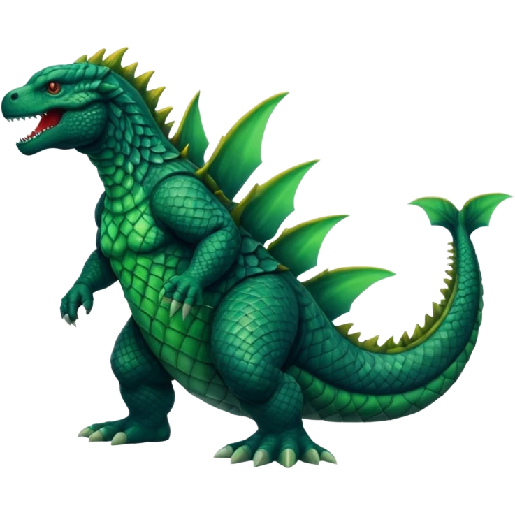 Godzilla evolved emoji
