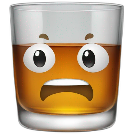 whiskey glass emoji
