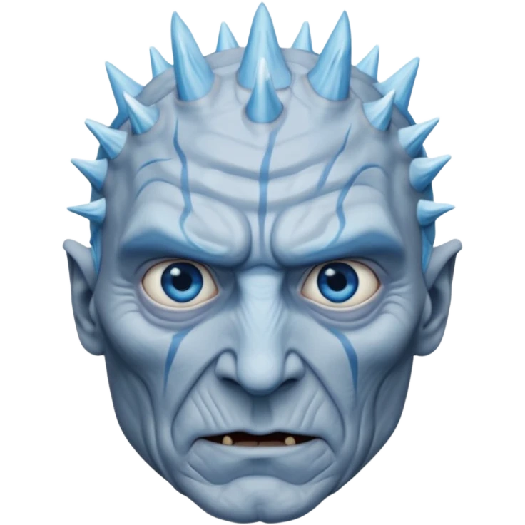 night king  from Games of throne character face only front face emoji