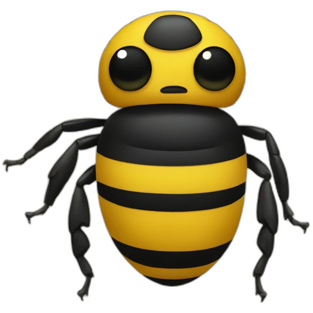 bumblebee with a human face emoji