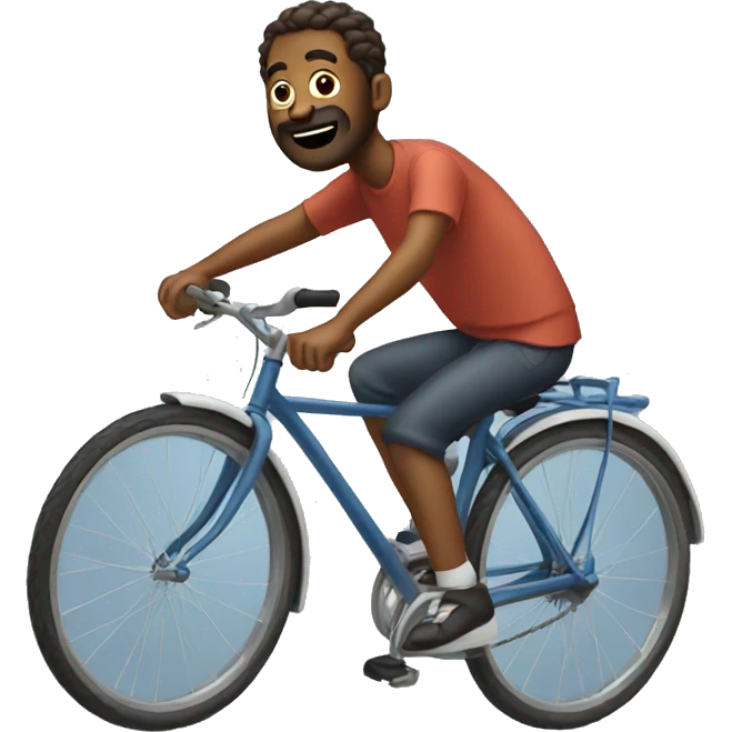 Jerry riding bicycle  emoji