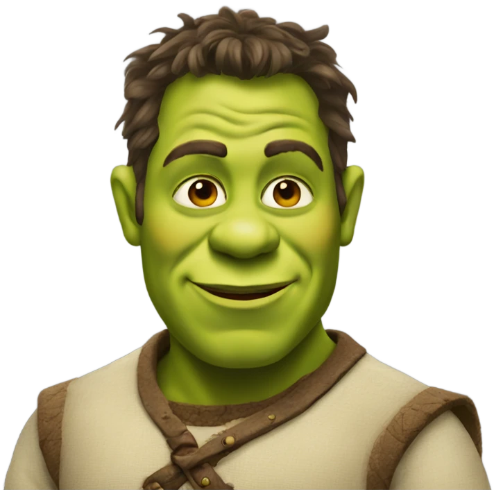 Human shrek emoji