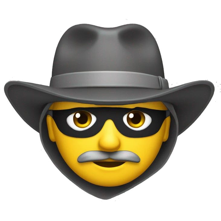 Bandit avec le drapeau de la nouvelle calédonie emoji