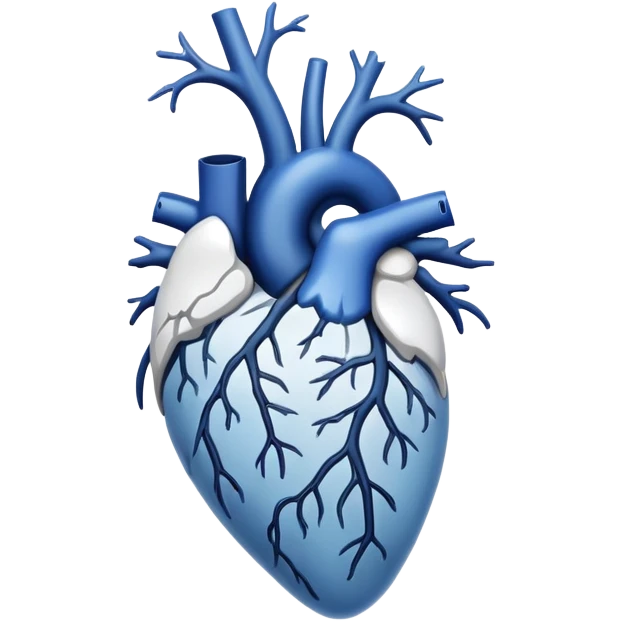 White blue veins emoji