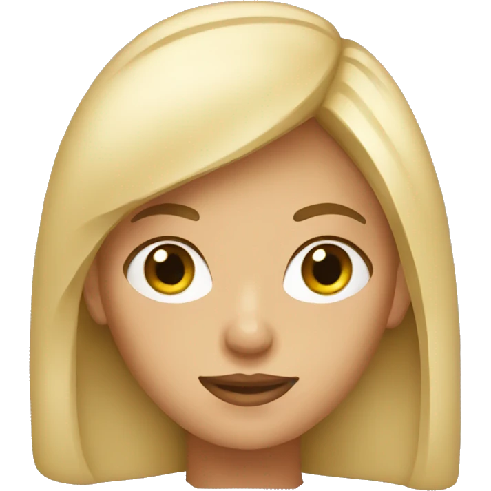 a blong woman emoji