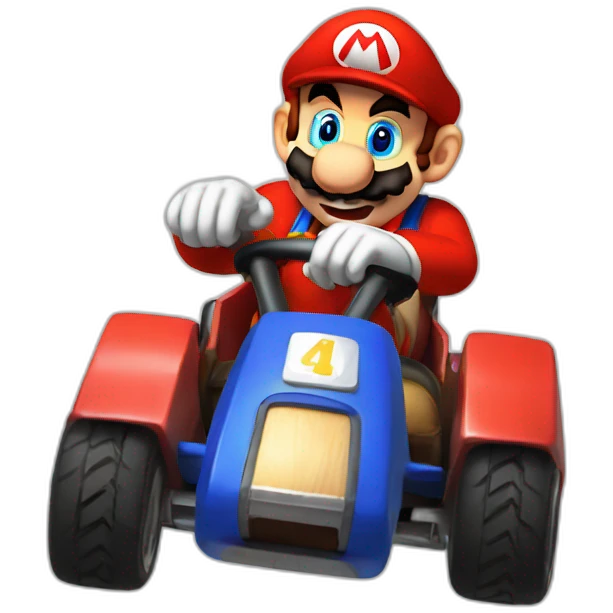 Drunk mario kart emoji