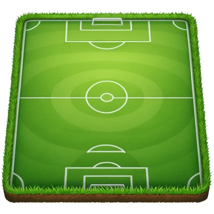 piece of short grass of a soccer field emoji