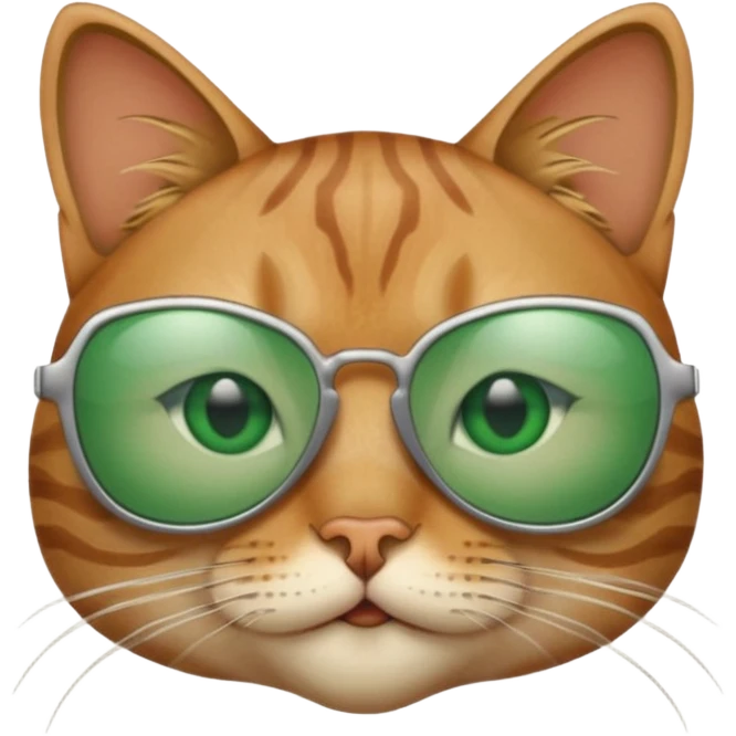 Cat wearing sunglasses emoji
