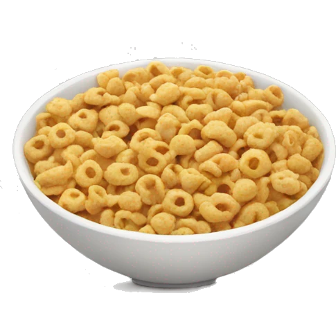 bowl with cereal  emoji