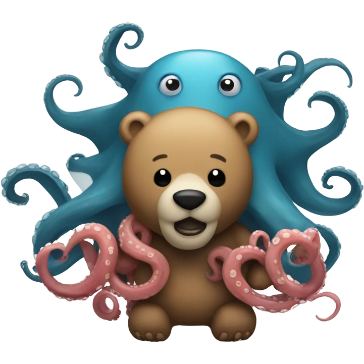 a bear and octopus emoji
