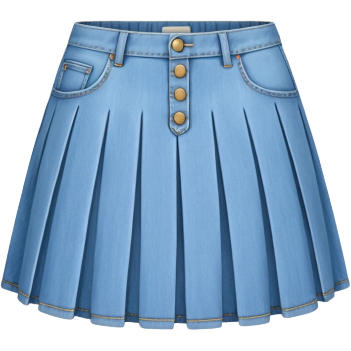 light blue mini skirt  emoji