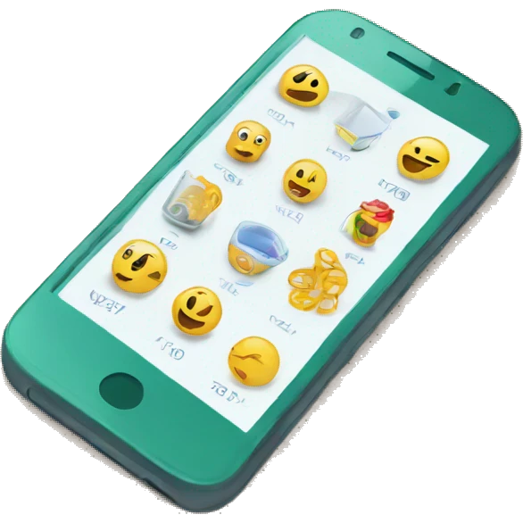 smartphone searching website emoji
