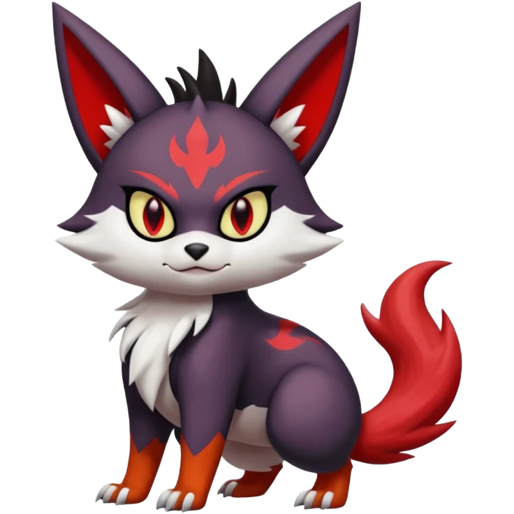 Noibat-Zangoose-Nargacuga-Litten-Torracat-fusion-Fakemon-Pokémon-creature  emoji